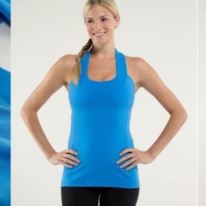 Lululemon blue shelf tank top